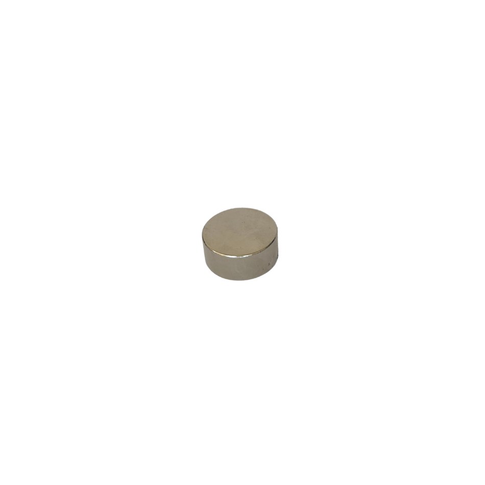 Imán de Neodimio en forma de disco. Medidas: 35x15 mm. Potencia: 6100 Gauss aprox.