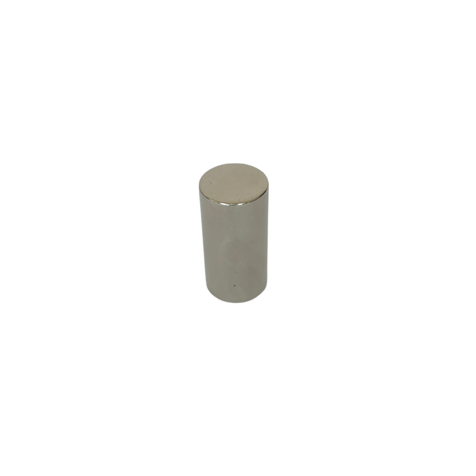 Imán de Neodimio en forma de cilindro. Medidas: 15x30 mm. Potencia: 5450 Gauss aprox.