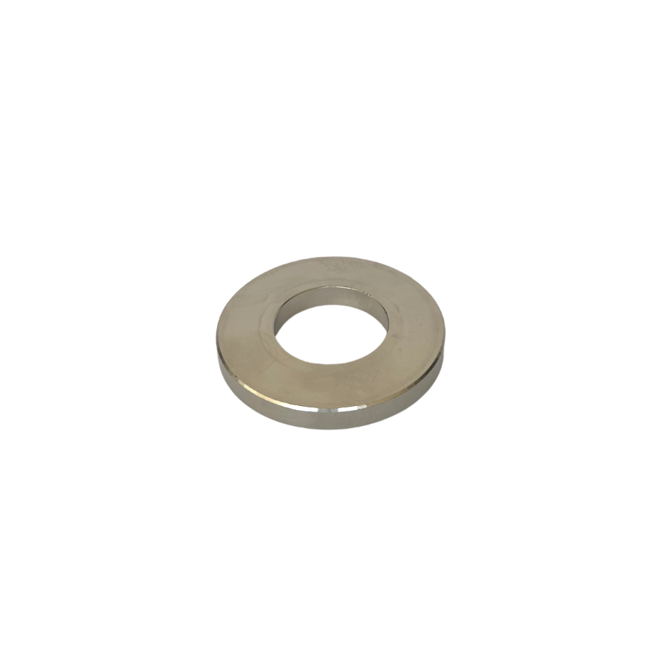 Imán de Neodimio en forma de anillo. Medidas: 60x30x7 mm. Potencia: 4100 Gauss aprox.